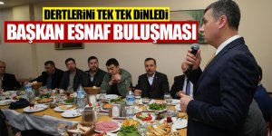 Başkan Şimşek esnafı dinledi!