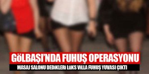 Gölbaşı'nda fuhuş operasyonu!