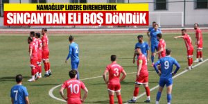 Gölbaşı Belediyespor Sincan’dan puansız döndü