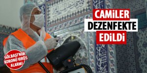 Camiler virüse karşı dezenfekte edildi