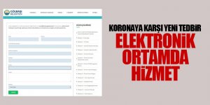 Gölbaşı Belediyesi'nden Covid-19 virüsüne karşı e-kolaylık