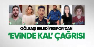 Gölbaşı Belediyespor’dan ‘EVDE KAL GÖLBAŞI’ çağrısı