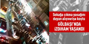 Gölbaşı'nda izdiham yaşandı