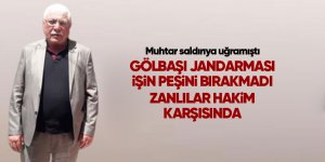 Muhtara silahlı saldırı da bulunan zanlılar hâkim karşısında…