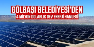 Gölbaşı Belediyesi'nden dev enerji hamlesi