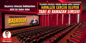 Gölbaşılıların sinema salonu hayali gerçek oluyor!