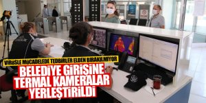 Termal Kameralar ile Gölbaşı Belediyesi Girişleri Kontrol Ediliyor…