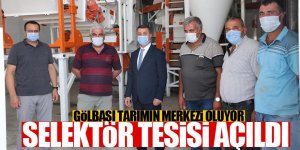 Gölbaşı belediyesi selektör tesisini tamamladı