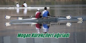 Mogan'da kürekler çekildi