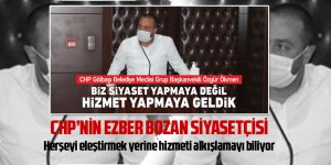 CHP'li Ökmen: Biz siyaset yapmaya değil hizmet yapmaya geldik