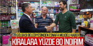 Gölbaşı Belediyesi'nden kiracılara müjde