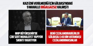 Başkan Şimşek: Gölbaşılı vatandaşları cezalandırmasınlar