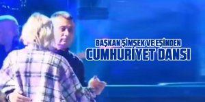 Başkan Şimşek ve eşinden Cumhuriyet dansı