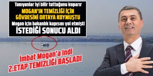 Başkan Şimşek'in çabaları sonuç verdi. Mogan'da temizlik yeniden başladı