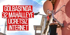 Gölbaşı’nda 32 mahalleye ücretsiz internet