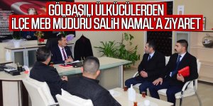 Gölbaşılı Ülkücülerden ilçe MEB Müdürü Salih Namal'a ziyaret