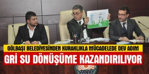 Gölbaşı Belediyesi gri suyu dönüşüme kazandırıyor