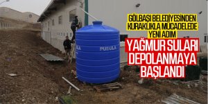 Gölbaşı Belediyesi’nde yağmur suları boşa akmayacak