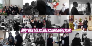 MHP'den Gölbaşılı kadınlara çiçek