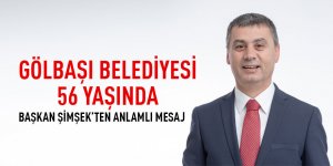 Gölbaşı Belediyesi 56 yaşında