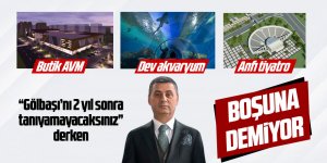 Gölbaşı'na dev kent meydanı