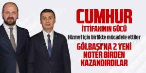 Gölbaşı 'na 2 yeni noterlik ihdas edildi