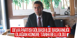 DEVA Partisi İlçe Başkanı Yılmaz, basınla bir araya geldi