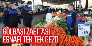 Gölbaşı zabıtası virüs mesaisinde