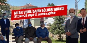 Milletvekili Şahin Gölbaşı'nda yağmur duasına katıldı....