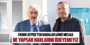 Faruk Aypek'ten anlamlı Babalar Günü mesajı