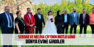 Serdar ve Meliha çiftni dünyaevine girdi