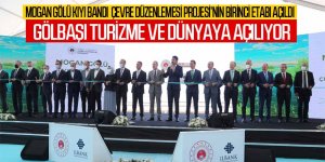 Mogan Gölü Kıyı Bandı Çevre Düzenlemesi Projesi'nin Birinci Etabı Açıldı