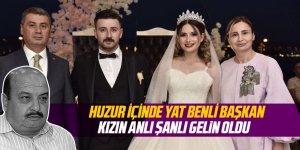 Merhum Benli Başkanın kızı Gülçin dünya evine girdi