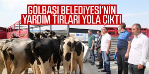 Gölbaşı Belediyesinden hayvanları yananlara destek