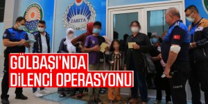 Gölbaşı Zabıtası'ndan dilenci operasyonu