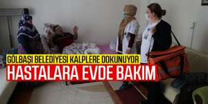 Evde bakım hizmeti Gölbaşıların hizmetine devam ediyor