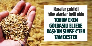 Tohum Eken Gölbaşılı Ellere Başkan Şimşek’ten Müjde