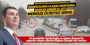 Ulaşım sıkıntısı çeken öğrencilere Başkan Şimşek'ten müjde