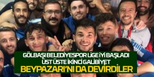 Gölbaşı Belediyespor deplasmanda galip geldi