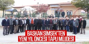 İmar planı biten mahalleliler tapuları ile buluşturuldu