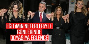 Başkan Ramazan Şimşek ve Eşi Öğretmenleri yemekte ağırladı