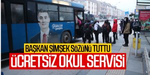 Gölbaşı Belediyesi'nden ücretsiz okul servisi