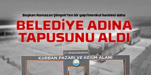 Gölbaşı Belediyesi Kurban Kesim Alanının Tapusunu aldı