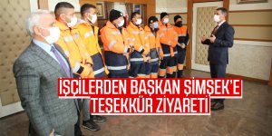 Gölbaşı Belediye çalışanlarında Başkan Şimşek'e ziyaret