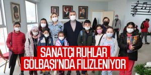 Gölbaşı Belediyesi Sanat Kursları ile Sanata Yolculuk Devam Ediyor…