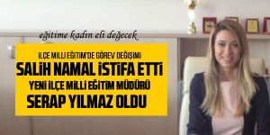 Serap Yılmaz İlçe Milli Eğitim Müdür oldu