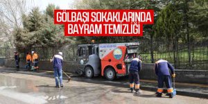 Gölbaşı sokakları bayramda da tertemiz olacak