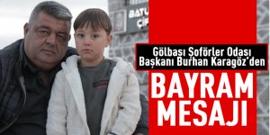 Burhan Karagöz'den bayram mesajı