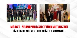 Müjdat-Selma Pehlivan çiftinin oğulları erkekliğe ilk adımı attı