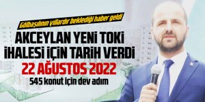 Selim Akceylan TOKİ ihalesi için tarih verdi